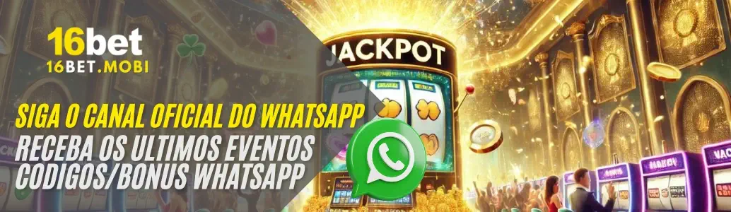 Canal oficial do WhatsApp 16BET cassino
